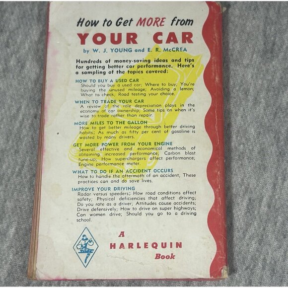 How to Get More From Your Car Book By W. J. Young and E. R. McCrea Paperback - Picture 6 of 7